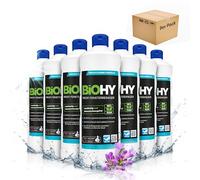 BiOHY Limpiacristales profesional (9 botellas de 1 litro) | Limpiador concentrado de vidrios, para de ventanas | Limpieza optima de vidrios, ventanas y espejos (Fensterreiniger)