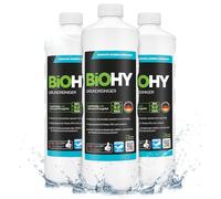 BiOHY Limpiador básico (3 botellas de 1 litro) | contra la suciedad persistente | limpia todas las superficies resistentes al agua y al ácido | poderoso concentrado (Grundreiniger)