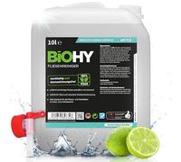 BiOHY Limpiador de azulejos (Bote de 10 litros) + Grifo de Salida | especialmente desarrollado para suelos de piedra y baldosas, deja una capa de brillo repelente a la suciedad (Fliesenreiniger)