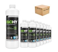 BiOHY Limpiador de horno (12 botellas de 1 litro) | Limpiador de parrilla, removedor de grasa para una limpieza fácil y rápida del horno, sin necesidad de fregar (Backofenreiniger)