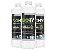 BiOHY Limpiador de horno (3 botellas de 1 litro) | Limpiador de parrilla, removedor de grasa para una limpieza fácil y rápida del horno, sin necesidad de fregar (Backofenreiniger)