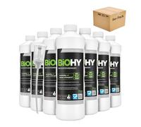 BiOHY Limpiador de horno (9 botellas de 1 litro) + Dosificador | Limpiador de parrilla, removedor de grasa para una limpieza fácil y rápida del horno, sin necesidad de fregar (Backofenreiniger)