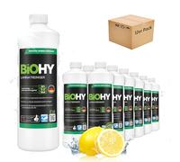 BiOHY Limpiador de laminados (12 botellas de 1 litro) | en una combinación especialmente adaptada de tensioactivos reduce la suciedad (Laminatreiniger)