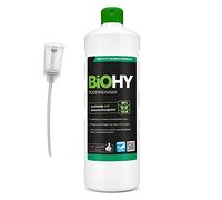 BiOHY Limpiador de suelo (1 botella de 1 litro) + Dosificador | Concentrado para todos los aparatos de limpieza y todos los suelos duros (Bodenreiniger)