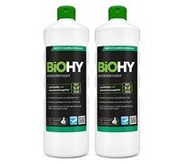 BiOHY Limpiador de suelo (2 botellas de 1 litro) | Concentrado para todos los aparatos de limpieza y todos los suelos duros (Bodenreiniger)