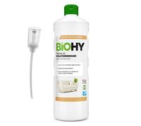 BiOHY Limpiador de Tapicerías Premium (1 botella de 1 litro) + Dosificador | Concentrado para muebles tapizados, sofás, alfombras y textiles | quitamanchas que disuelven el olor (Premium Polster)