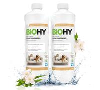 BiOHY Limpiador de Tapicerías Premium (2 botellas de 1 litro) | Concentrado para muebles tapizados, sofás, alfombras y textiles | quitamanchas que disuelven el olor (Premium Polster)