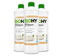 BiOHY Limpiador de Tapicerías Premium (3 botellas de 1 litro) | Concentrado para muebles tapizados, sofás, alfombras y textiles | quitamanchas que disuelven el olor (Premium Polster)