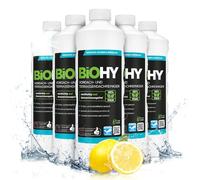 BiOHY Limpiador de techos de terraza y porche (6 botellas de 1 litro) | Concentrado bio para techos de vidrio, techos de plástico, invernaderos (Vordach und Terrassendachreiniger)