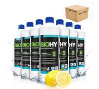 BiOHY Limpiador industrial (9 botellas de 1 litro) | limpiador de talleres | contra grasas y aceites | ideal para metal, plástico, vidrio, herramientas sin espuma y estrías (Industriereiniger)