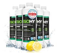 BiOHY Limpiador pisos para robots limpiadores (6 botellas de 1 litro) | Concentrado para todos robot aspirador con función húmeda - sostenible y ecológico (Wischroboter)