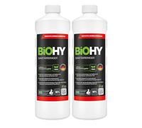 BiOHY Limpiador sanitario (2 botellas de 1 litro) | Concentrado de cal para el área sanitaria | Deja un agradable y fresco aroma | EXTRA FUERTE (Sanitärreiniger)