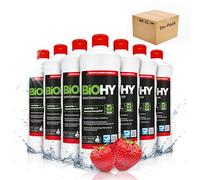 BiOHY Limpiador sanitario (9 botellas de 1 litro) | Concentrado de cal para el área sanitaria | Deja un agradable y fresco aroma | EXTRA FUERTE (Sanitärreiniger)