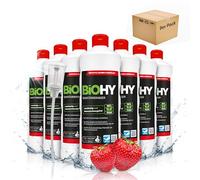 BiOHY Limpiador sanitario (9 botellas de 1 litro) + Dosificador | Concentrado de cal para el área sanitaria | Deja un agradable y fresco aroma | EXTRA FUERTE (Sanitärreiniger)