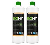 BiOHY Limpiador tapicerías (2 botellas de 1 litro) | Ideal para asientos de coche, sofás, colchones, etc. | También es adecuado para las lavadoras (Polsterreiniger)