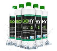 BiOHY Limpiador ultrasónico (6 botellas de 1 litro) | limpieza intensiva y suave de gafas, productos dentales, oro, monedas y joyas (Ultraschallreiniger)