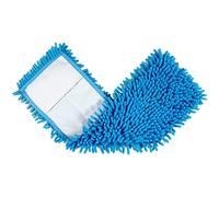 BiOHY Mopa | Mopa de chenilla | Mopa de microfibra azul 50 cm (individual) | Ideal para limpiar superficies delicadas y lisas (Mopp)
