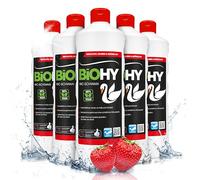 BiOHY WC Cisne (6 botellas de 1 litro) | Gloss Power Gel para una limpieza higiénica hasta el borde, con un agradable y duradero aroma fresco (WC-Schwan)