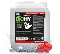 BiOHY WC Cisne (Bidón de 10 litros) | Gloss Power Gel para una limpieza higiénica hasta el borde, con un agradable y duradero aroma fresco (WC-Schwan)