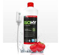 BiOHY WC limpiador (1 botella de 1 litro) + Spazzola per la toilette | Gel limpiador viscoso, concentrado | ideal contra las escamas de orina (WC-Reiniger)