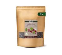 Biojoy Bayas de Espino de Flores pequeñas BÍO (1 kg), Secadas y Enteras, Ideal para Té e Infusión (Crataegus monogyna)