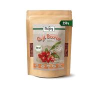 Biojoy BIO bayas de goji deshidratadas, enteras, sin sulfitos, 250 g