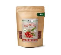 Biojoy BIO bayas de goji deshidratadas, enteras, sin sulfitos, 250 g | Sin azúcares añadidos, de China