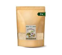 Biojoy Harina de Almendra Desgrasada Ecológica (2 kg), molida suavemente y sin aditivos