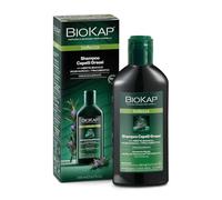 BIOKAP BELLEZZA Champú para cabello graso 200 ml con abeto plateado, romero y complejo TRICOBIOTIC® de raíz de achicoria, vegano