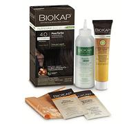 BIOKAP RAPID - Tinte permanente para el cabello 4.0, color marrón natural, solo 10 minutos de tiempo de aplicación, aceite de argán orgánico, complejo TricoREPAIR, vegano, cobertura óptima de las