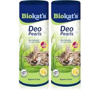 Biokat's Deo Pearls Primavera - Aditivo con Fragancia para aportar frescor y Obtener grumos sólidos en el arenero - 1 Botes (1 x 700 g) (Paquete de 2)