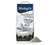Biokat's Diamond Care Classic, para gatos, sin fragancia - Arena fina con carbón activo y aloe vera 1 saco (1 x 10 l)