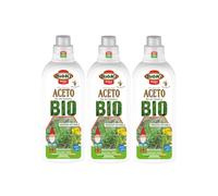 Bioki® - Vinagre - 3 paquetes de 1 litro, natural en comparación de hierbas no deseadas, para limpiar caminos y áreas incultivadas, listo para usar, 100% natural