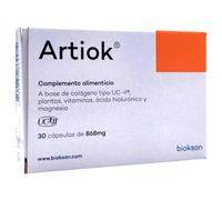 Bioksan Pharma Artiok 30 Cápsulas - Suplemento para Articulaciones con Colágeno UC-II, Cúrcuma, Boswellia y Vitamina D3 - Alivio del Dolor Articular - Salud Ósea, Flexibilidad y Movilidad