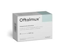 Oftalmux│Complemento alimenticio│Cuida la salud de tus ojos│100% Natural a base de aceite de pescado, vitaminas, luteína y minerales