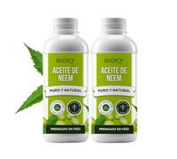 Bioky Aceite de Neem 2L - 100% Puro - Virgen y Natural - Prensado en Frío