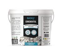 Bioky ConchaVital 3kg - Calcio para Gallinas Ponedoras y Otras Aves - Conchilla de Ostra para Piensos con +12 Minerales - Mejora Calidad del Huevo y Productividad, Corrige Carencias Nutricionales
