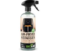 BIOLAB Aerosol limpiador Airfryer (750 ml) fuerte desengrasante para freidora de aire y freidora de aire caliente, elimina la grasa y el aceite quemados, suave para revestimiento antiadherente