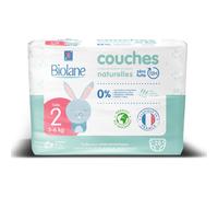 Biolane Couches Naturelles T2 3-6 Kg 28 uds
