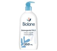 Biolane - Gel Corps et Cheveux 2 en 1 - Gel lavant doux pour la peau sensible et les cheveux fins du bébé - 350 ml