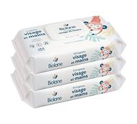 BIOLANE - Lingettes bébé visage et mains - Lot de 3 paquets - 192Lingettes(3x64) - Nettoie et protège - Toilette - Hyppoallergénique - Peaux Sensibles - 97% d'ingrédients naturels - Fabriqué en France