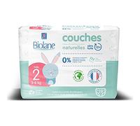 Biolane Pañales Naturales 28 Pañales Tamaño 2 (3-6 Kg)