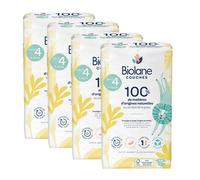 Biolane - Pañales Naturales Talla 4 - Ultra Absorbentes, Antifugas - Paquete de 4 x 44 unidades