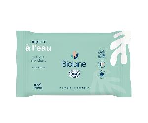 Biolane - Toallitas ORGÁNICAS - Piel Sensible - 54 Toallitas compuestas por 99% de Agua