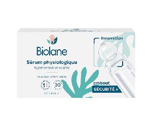 Biolane - Tratamiento Serum Fisiológico - Punta redonda de seguridad - 30 monodosis de 5ml