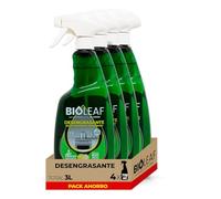 BIOLEAF - Desengrasante Cocina Antigrasa Pack 4×750 ml (3 L) | Elimina Grasa Difícil en Encimeras, Hornos y Campanas | Sin Disruptores Endocrinos | Fórmula Biodegradable| 100% HECHO EN ESPAÑA