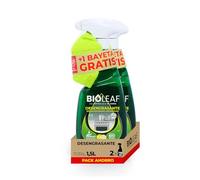 BIOLEAF - Quitagrasas,Desengrasante Cocina Pack 2×750 ml (1,5 L) - Antigrasa Potente Horno, Campana, Placa y Encimeras - Limpieza Profesional - Biodegradable - Sin Disruptores Endocrinos