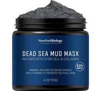 Biologa de Nueva York mscara de barro del Mar Muerto para la cara y el cuerpo con clulas madre y colgeno - Reductor de poros de calidad de spa pa