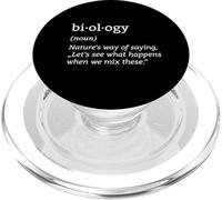 Biología Definición Organismo Genética Ciencia Microbiólogo PopSockets PopGrip para MagSafe