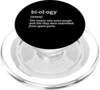 Biología Definición Organismo Genética Ciencia Microbiólogo PopSockets PopGrip para MagSafe